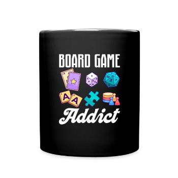 Board Game Board Games Sieleabend Games Gift - Full Colour Mug - black - Front