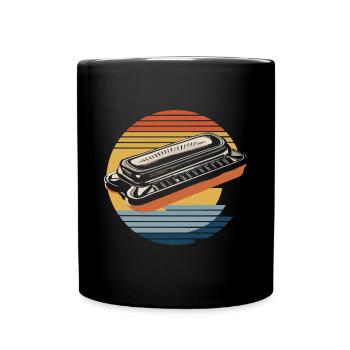 Cadeau de jeu d’harmonica - Mug uni - noir - Devant