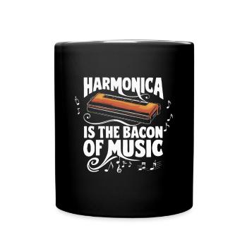 Cadeau de jeu d’harmonica - Mug uni - noir - Devant