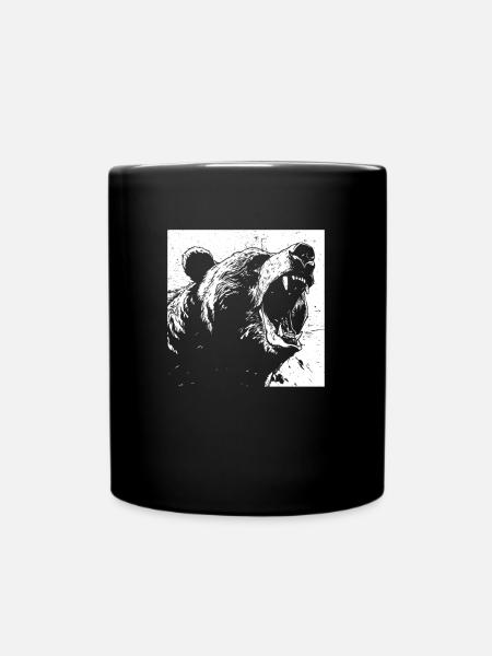 Grizzly Ours brun Ours brun - Mug uni - noir