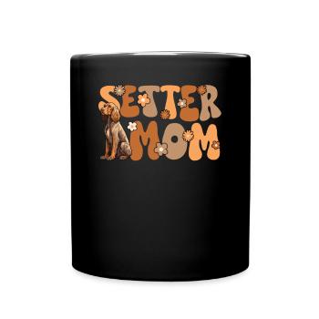Setter anglais Groovy Setter maman - Mug uni - noir - Devant