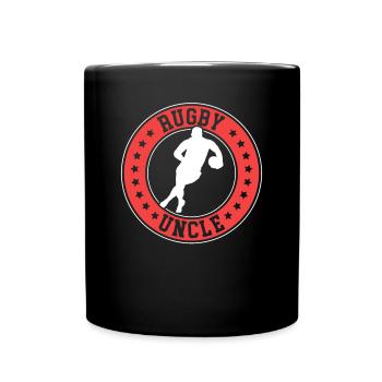 Rugby Uncle Playing Rugby Sister - Full Colour Mug - black - Front