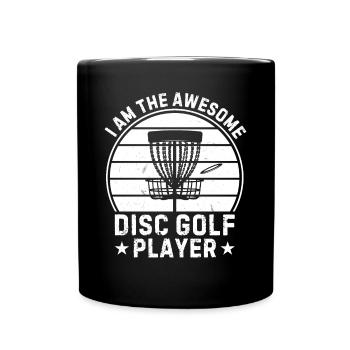 Disc Golf Je suis le super joueur de disc golf - Mug uni - noir - Devant