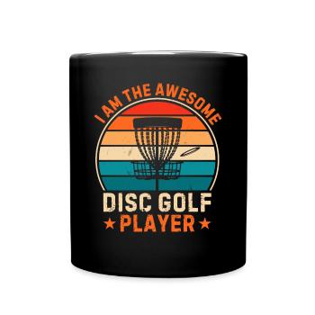 Disc Golfer Je suis le super joueur de disc golf - Mug uni - noir - Devant