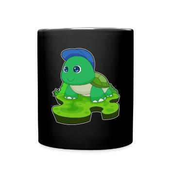 Tortoise Student Cap School - Full Colour Mug - black - Front