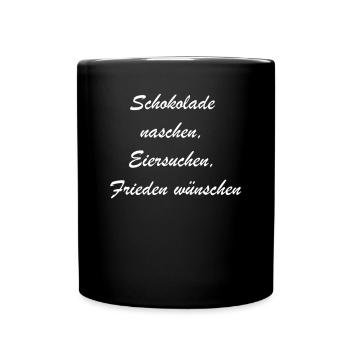 Surprise de Pâques - Mug uni - noir - Devant