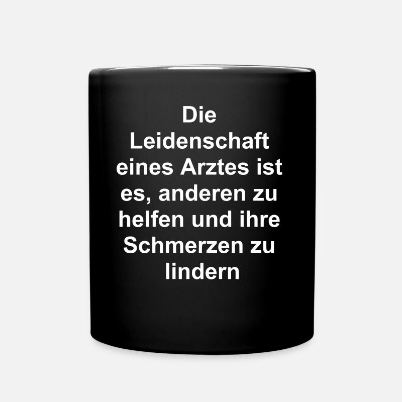 Danke Doktor Geschenk - Tasse einfarbig - Schwarz