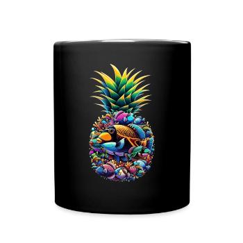 Humuhumunukunukuapua'a Hawaiian Reef Pusher - Full Colour Mug - black - Front