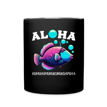 Humuhumunukunukuapua’a Pousseur de récif hawaïen - Mug uni - noir - Devant