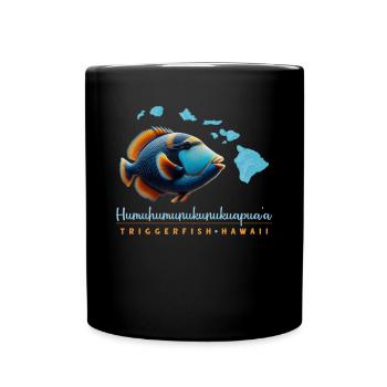 Humuhumunukunukuapua'a Hawaiian Reef Triggerfish - Full Colour Mug - black - Front
