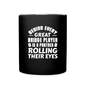 Bridge - Tasse einfarbig - Schwarz - Vorne