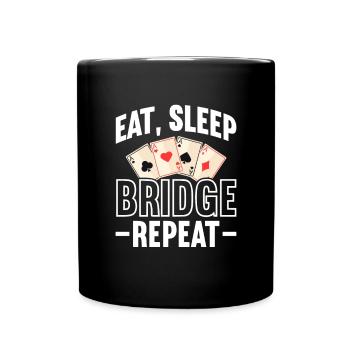 Bridge - Tasse einfarbig - Schwarz - Vorne