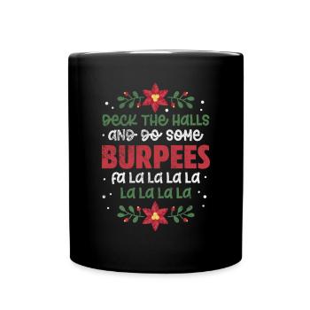 Burpees - Full Colour Mug - black - Front