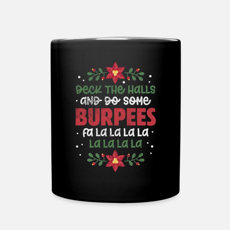Burpees - Tasse einfarbig - Schwarz