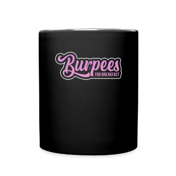 Burpees Fitness Burpee Strength Training Gift - Full Colour Mug - black - Front