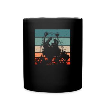 Grizzly Ours brun Ours brun - Mug uni - noir - Devant