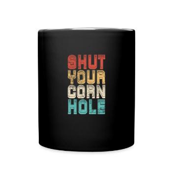 Cornhole - Full Colour Mug - black - Front