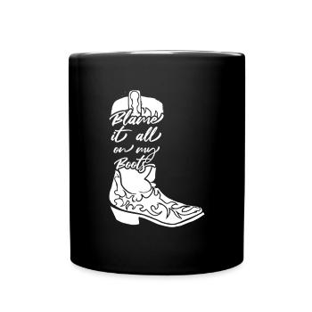 Country Music Country Music Gift - Full Colour Mug - black - Front