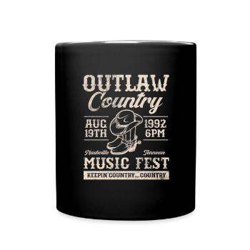 Country - Full Colour Mug - black - Front