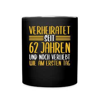 Mariage Aquarium Mariage 62 ans mariage - Mug uni - noir - Devant