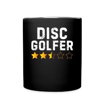Disc Golf drôle avec avis 5 étoiles - Disc Golf - Mug uni - noir - Devant