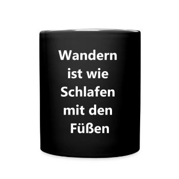 Sleepwalker Gift - Full Colour Mug - black - Front