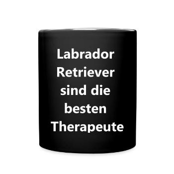 Cadeau affectueux pour les amoureux des chiens - Mug uni - noir - Devant