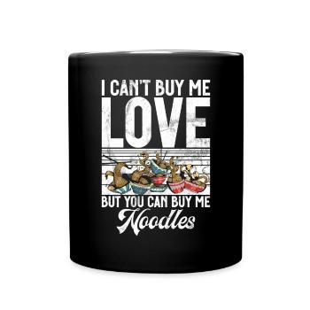 Cadeaux pour les amateurs de nouilles - Mug uni - noir - Devant