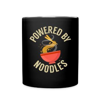 Noodle Lover Gifts - Tasse einfarbig - Schwarz - Vorne
