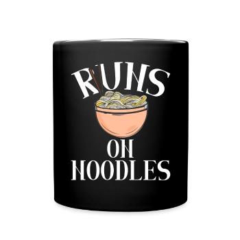 Noodle Lover Gifts - Tasse einfarbig - Schwarz - Vorne