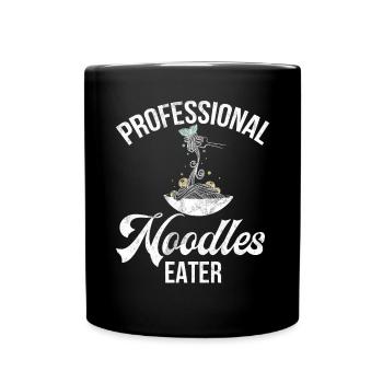 Noodle Lover Gifts - Tasse einfarbig - Schwarz - Vorne