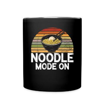 Noodle Lover Gifts - Tasse einfarbig - Schwarz - Vorne