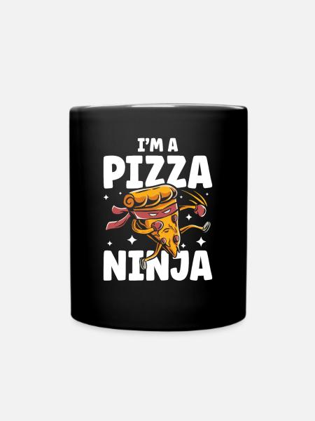 I'm A Pizza Ninja - Tasse einfarbig - Schwarz