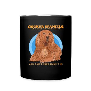 Cocker Spaniel English Cocker Spaniel Gift - Full Colour Mug - black - Front
