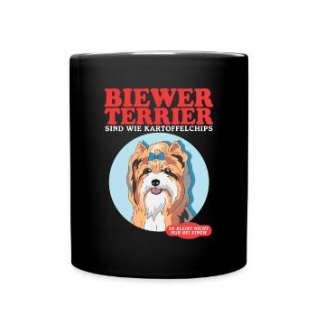 Biewer Terriers Are Like Dog Owners Gift - Full Colour Mug - black - Front