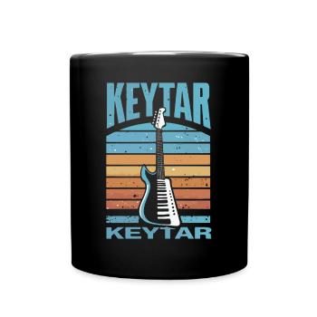 Keytar Keyboard Gift - Full Colour Mug - black - Front