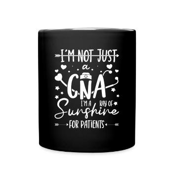 CNA Nursing Quotes Certified Nurse Assistant Gifts - Tasse einfarbig - Schwarz - Vorne