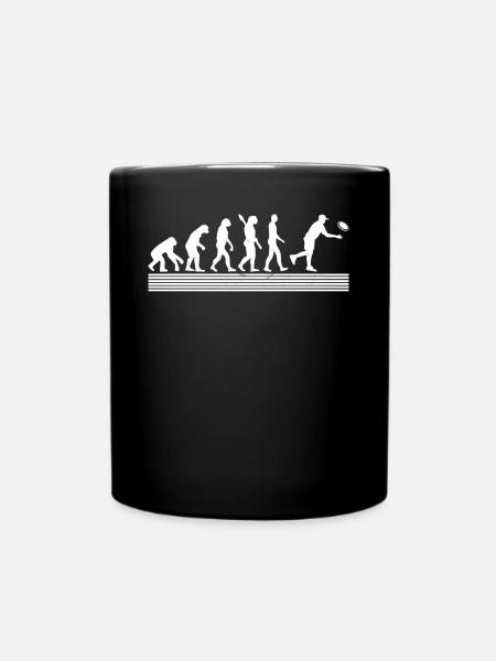 Disc Golf Disc Golfer Evolution disc golf player - Tasse einfarbig - Schwarz
