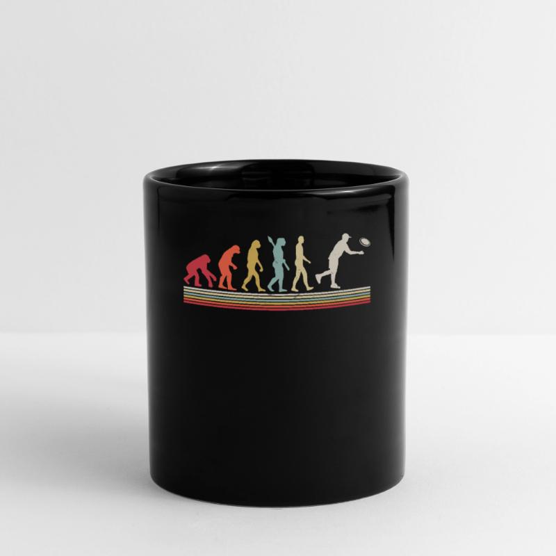 Disc Golf Disc Golfing Evolution disc golf player Tasse einfarbig
