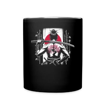 Samouraï - Mug uni - noir - Devant