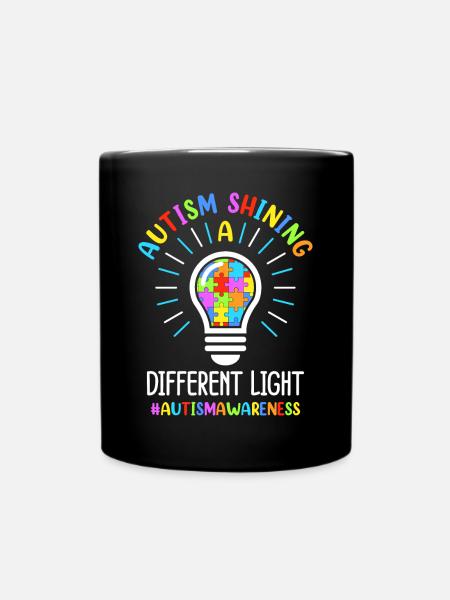 Autismus Autist Autistisch - Tasse einfarbig - Schwarz