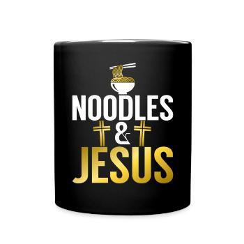 Cadeaux pour les amateurs de nouilles - Mug uni - noir - Devant