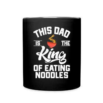 Noodle Lover Gifts - Tasse einfarbig - Schwarz - Vorne