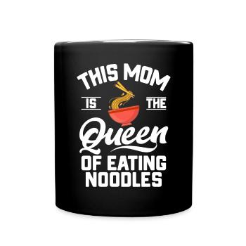 Noodle Lover Gifts - Tasse einfarbig - Schwarz - Vorne