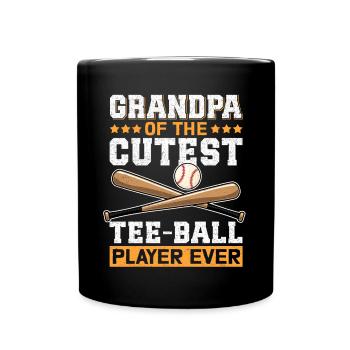 Boule de thé grand-père boule de thé T-Ball Teeball cadeau - Mug uni - noir - Devant