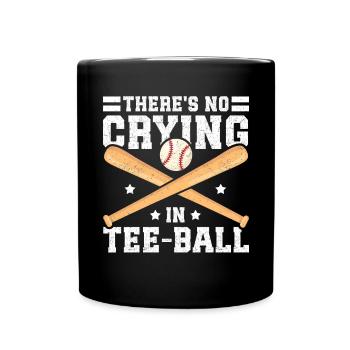 Tee Ball Spieler T-Ball Teeball Tee-Ball Geschenk - Tasse einfarbig - Schwarz - Vorne