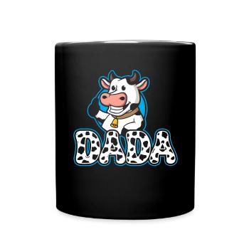 Dad Cowboy Birthday Family Matching Party - Full Colour Mug - black - Front