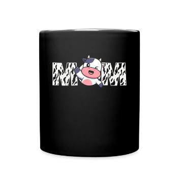 Mutter Cowboy Geburtstag Family Matching Party - Tasse einfarbig - Schwarz - Vorne