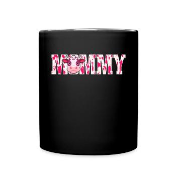 Mutter Cowboy Geburtstag Family Matching Party - Tasse einfarbig - Schwarz - Vorne