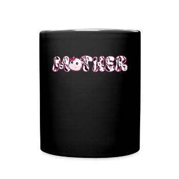 Mutter Cowboy Geburtstag Family Matching Party - Tasse einfarbig - Schwarz - Vorne